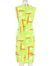 1996 Gianni Versace Printed Sleeveless Dress Dress arcadeshops.com
