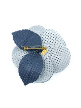 Chanel Camelia Perforated Leather Brooch Accessory arcadeshops.com