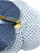 Chanel Camelia Perforated Leather Brooch Accessory arcadeshops.com