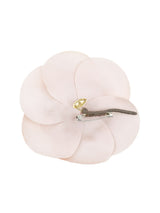 Chanel Camelia Blush Satin Brooch Accessory arcadeshops.com