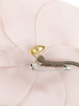 Chanel Camelia Blush Satin Brooch Accessory arcadeshops.com