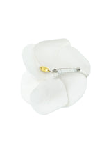 Chanel Camelia Ivory Silk Brooch Accessory arcadeshops.com