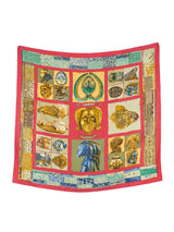 1997 Hermes Persona Silk Scarf Accessory arcadeshops.com