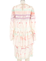 Mary McFadden Watercolor Printed Dress Dress arcadeshops.com