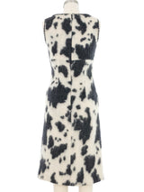 Moschino Cow Printed Mohair Dress Dress arcadeshops.com