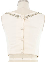 1990s Dries Van Noten Beaded Top Top arcadeshops.com