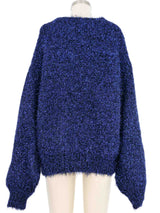 Dries Van Noten Blue Tinsel Sweater Top arcadeshops.com