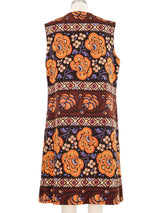 1970s Floral Tapestry Vest Jacket arcadeshops.com