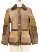 1970s Suede Patchwork Jacket Jacket arcadeshops.com