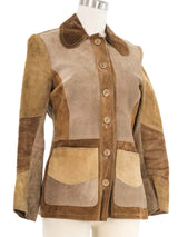 1970s Suede Patchwork Jacket Jacket arcadeshops.com