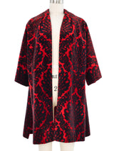 Red Tapestry Jacket Outerwear arcadeshops.com