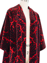 Red Tapestry Jacket Outerwear arcadeshops.com