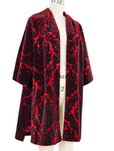 Red Tapestry Jacket Outerwear arcadeshops.com
