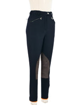 Hermes Contrast Suede Riding Pants Bottom arcadeshops.com