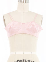 1940s Pink Satin Bullet Bra Top arcadeshops.com