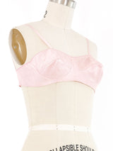 1940s Pink Satin Bullet Bra Top arcadeshops.com