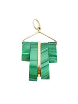 14k Articulated Malachite Charm Fine Jewelry arcadeshops.com