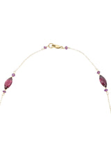 14k Garnet Chain Necklace Fine Jewelry arcadeshops.com