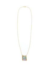 14k Opal Diamond Pendant Necklace Fine Jewelry arcadeshops.com