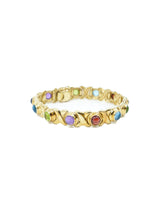 14k Gold Multistone Cabochon Bracelet Fine Jewelry arcadeshops.com