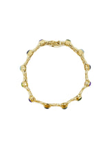 14k Gold Multistone Cabochon Bracelet Fine Jewelry arcadeshops.com