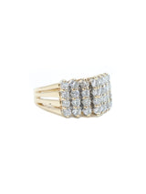 14k Diamond Pyramid Ring Fine Jewelry arcadeshops.com