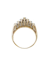 14k Diamond Pyramid Ring Fine Jewelry arcadeshops.com