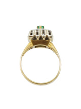18k Diamond Emerald Ring Fine Jewelry arcadeshops.com