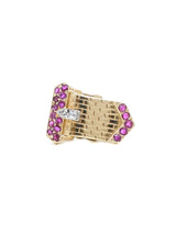 14k Ruby And Diamond Buckle Ring Fine Jewelry arcadeshops.com