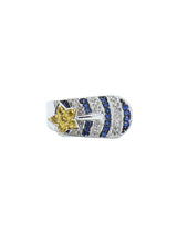 14k Sapphire And Diamond Star Ring Fine Jewelry arcadeshops.com
