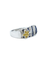 14k Sapphire And Diamond Star Ring Fine Jewelry arcadeshops.com