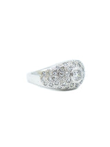 18k White Gold Diamond Dome Ring Fine Jewelry arcadeshops.com