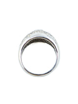 18k White Gold Diamond Dome Ring Fine Jewelry arcadeshops.com