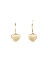 14k Etoile Diamond Heart Earrings Fine Jewelry arcadeshops.com