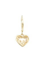 14k Etoile Diamond Heart Earrings Fine Jewelry arcadeshops.com