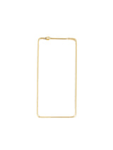 14k Rectangular Hoop Earrings Fine Jewelry arcadeshops.com