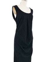 2017 Comme des Garcons Pinstripe Maxi Dress Dress arcadeshops.com