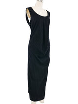 2017 Comme des Garcons Pinstripe Maxi Dress Dress arcadeshops.com