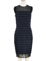 2006 Balenciaga Eyelash Fringe Shift Dress Dress arcadeshops.com