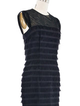 2006 Balenciaga Eyelash Fringe Shift Dress Dress arcadeshops.com
