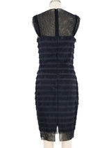 2006 Balenciaga Eyelash Fringe Shift Dress Dress arcadeshops.com