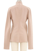 Celine Nude Turtleneck Top arcadeshops.com