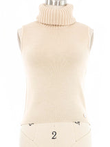 2000 Chanel Sleeveless Sweater Top arcadeshops.com