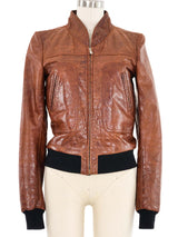 2008 Balenciaga Goat Leather Racing Jacket Jacket arcadeshops.com