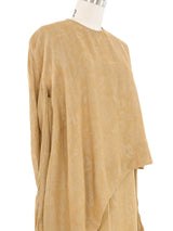 1980s Giorgio Armani Bronze Asymmetrical Tunic Top arcadeshops.com