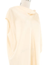 The Row Ivory Silk Tunic Top arcadeshops.com