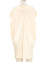 The Row Ivory Silk Tunic Top arcadeshops.com