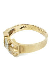 14k Diamond And Lapiz Buckle Ring Fine Jewelry arcadeshops.com