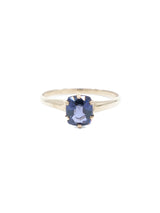 10k Rectangular Cushion Cut Blue Spinel Ring Fine Jewelry arcadeshops.com