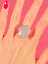 18k Lavender Chalcedony Ring Fine Jewelry arcadeshops.com